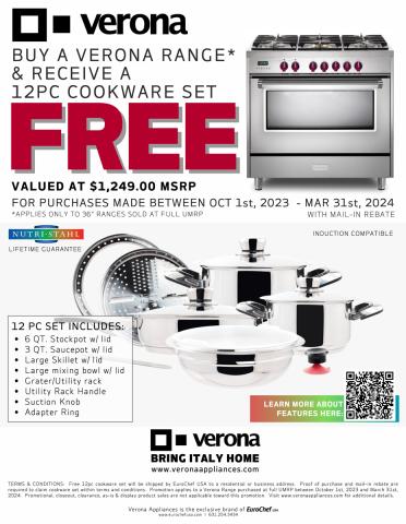Verona Cookware Promo - November, 2023